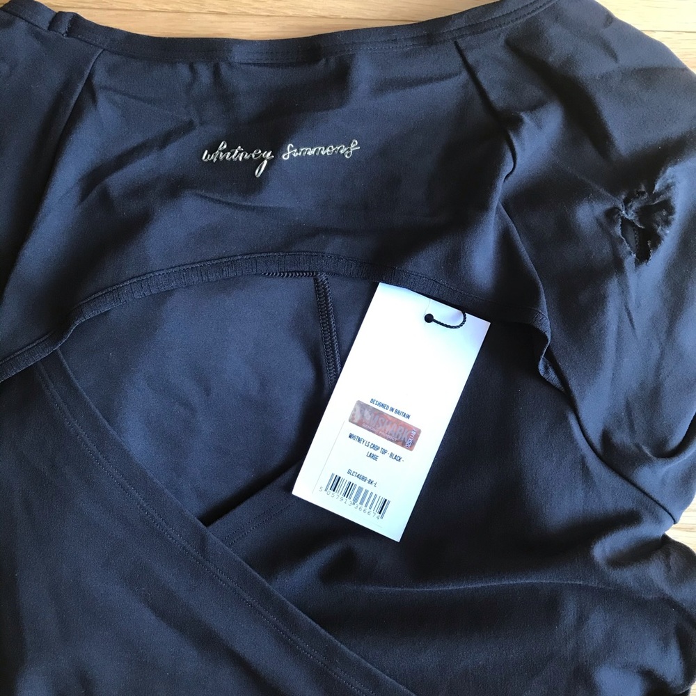 DAMAGED Gymshark x Whitney Simmons Black LS - L